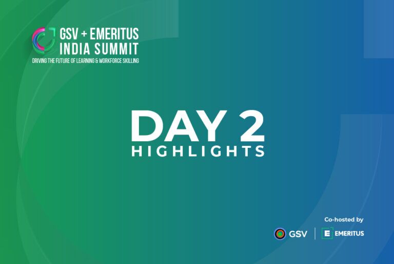 GSV Emeritus India Summit Day 2: It’s India’s Century to Innovate in Education | Online Upskilling Course
