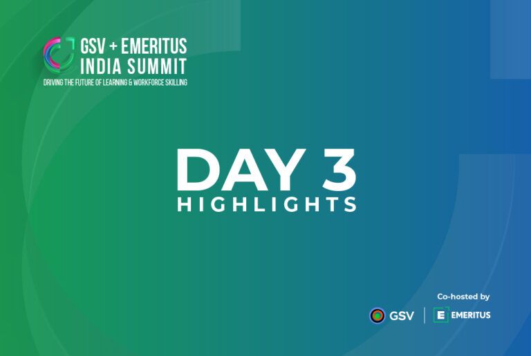 Eyes on the Future: Top 6 Trends Spotted at the GSV Emeritus India Summit Day 3 | Online Upskilling Course
