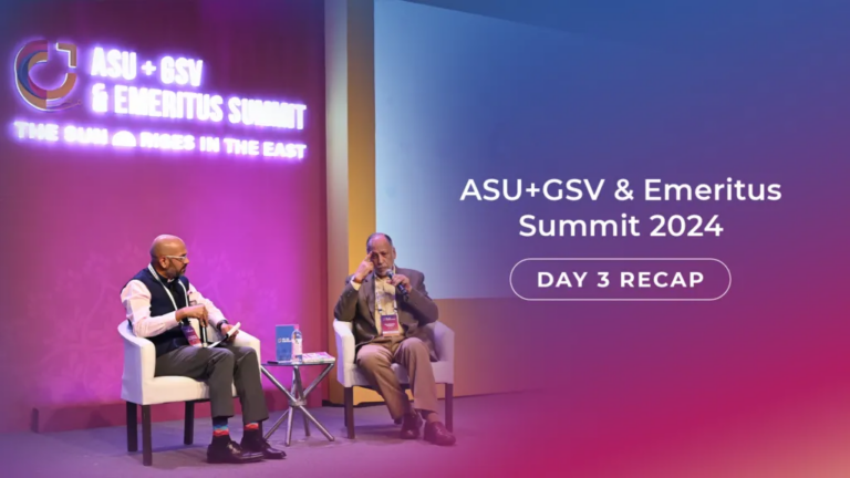 Indian Education is Going Global: Top Takeaways From Day 3 of the ASU+GSV and Emeritus Summit | Online online learning Course