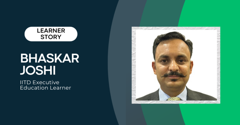 From Projects to Purpose: How Bhaskar Joshi Elevated His Career with IIT Delhi’s Project Management Programme | Project Management | Emeritus
