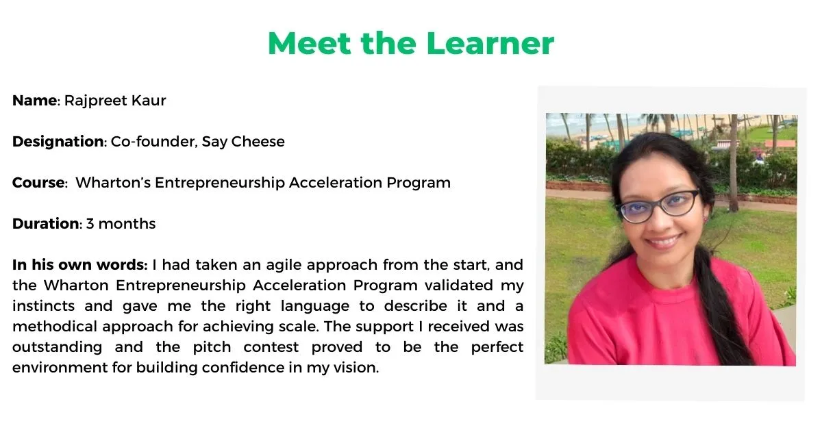 Meet the learner Rajpreet