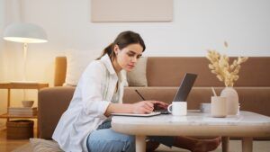 Girl with learning mindset