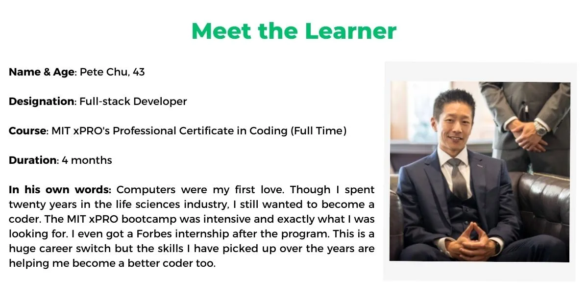 pete chu learner story
