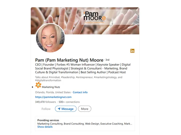 Good LinkedIn profile examples