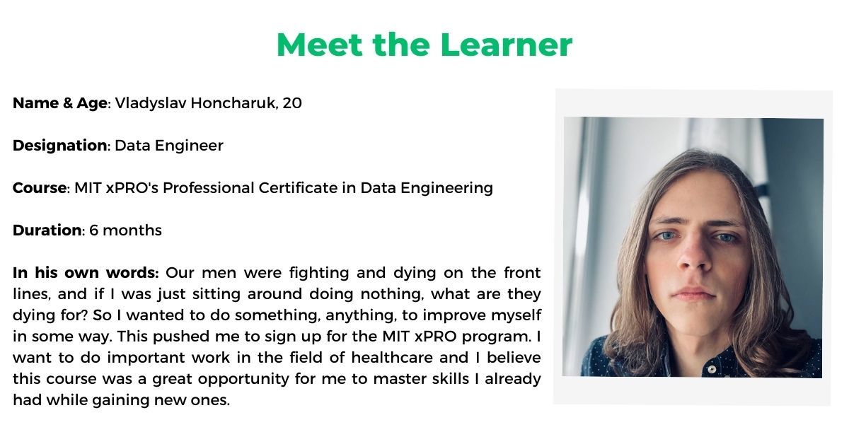 Meet the learner Vladyslav