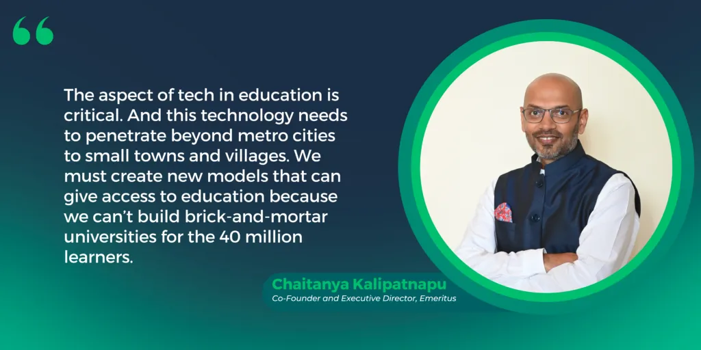 Chaitanya Kalipatnapu at GSV Emeritus India Summit 2023