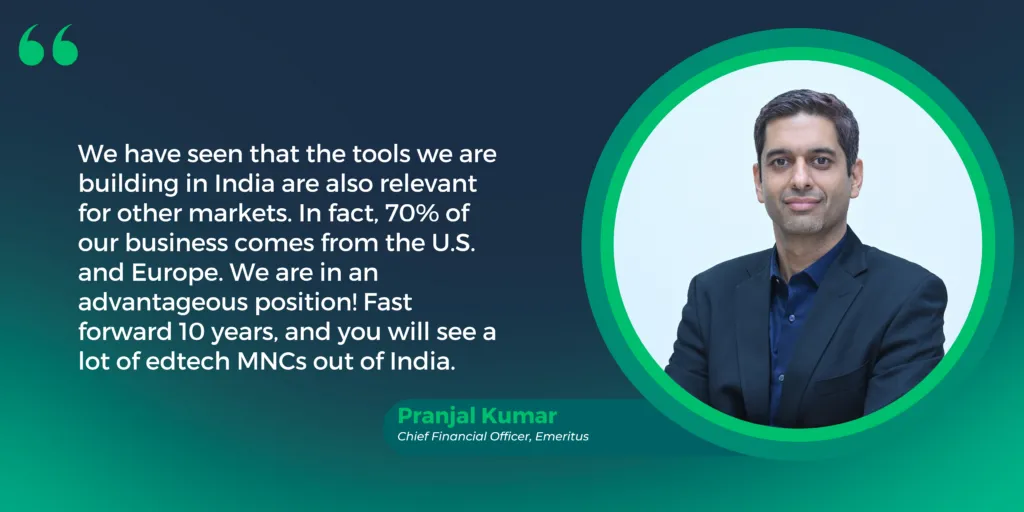Pranjal Kumar at GSV Emeritus India Summit 2023