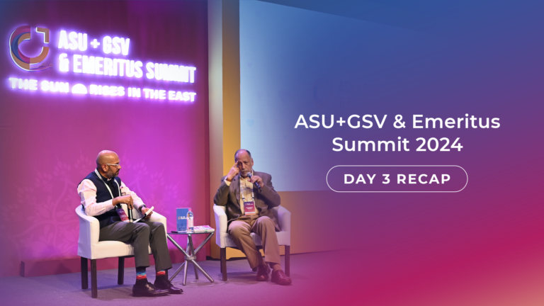 Indian Education is Going Global: Top Takeaways From Day 3 of the ASU+GSV and Emeritus Summit | Learning with Emeritus | Emeritus