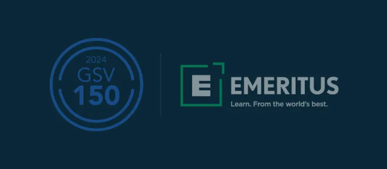 EMERITUS Named to the GSV 150, 2024 Edition | Emeritus