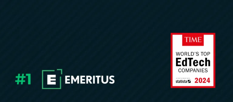Emeritus Claims Top Spot on TIME Magazine’s  ‘World's Top EdTech Companies of 2024’ Ranking | Emeritus