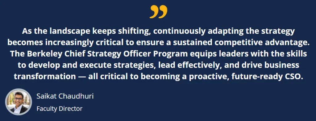 chief strategy officer program