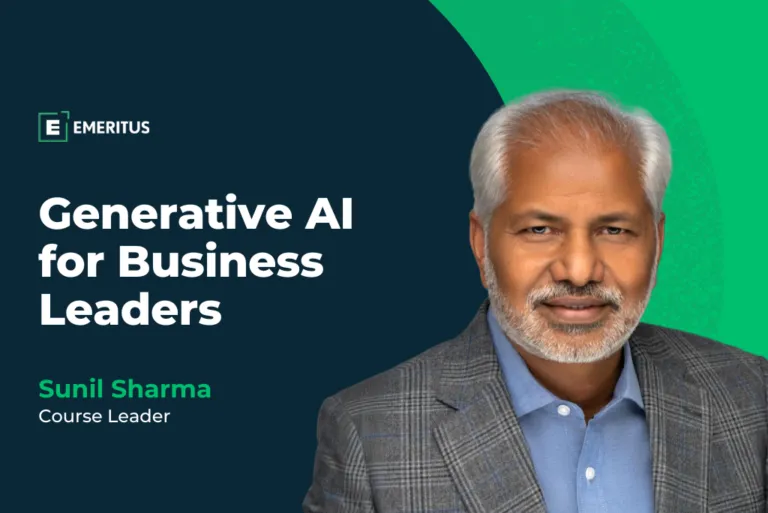 Generative AI for Business Leaders: Driving Growth and Moving Beyond the Initial Hype | Leadership | Emeritus