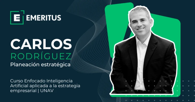 Curso Enfocado de IA aplicada a la estrategia: testimonio de Carlos Rodríguez  | Innovación Estratégica | Emeritus